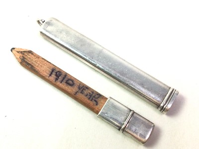 Lot 760 - EDWARDIAN SILVER PENCIL