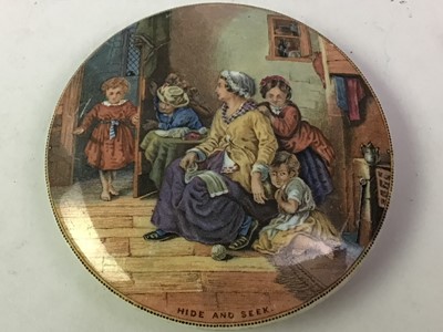 Lot 790 - GROUP OF FOUR PRATTWARE POT LIDS