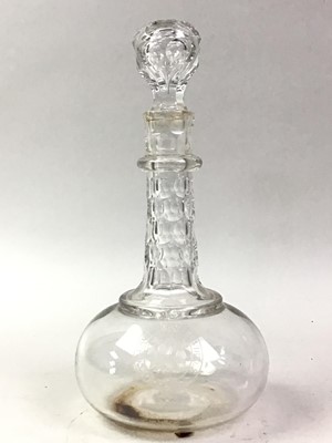 Lot 368 - GROUP OF GLASS DECANTERS