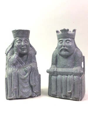 Lot 378 - PAIR OF LEWES CHESSMEN ORNAMENTS