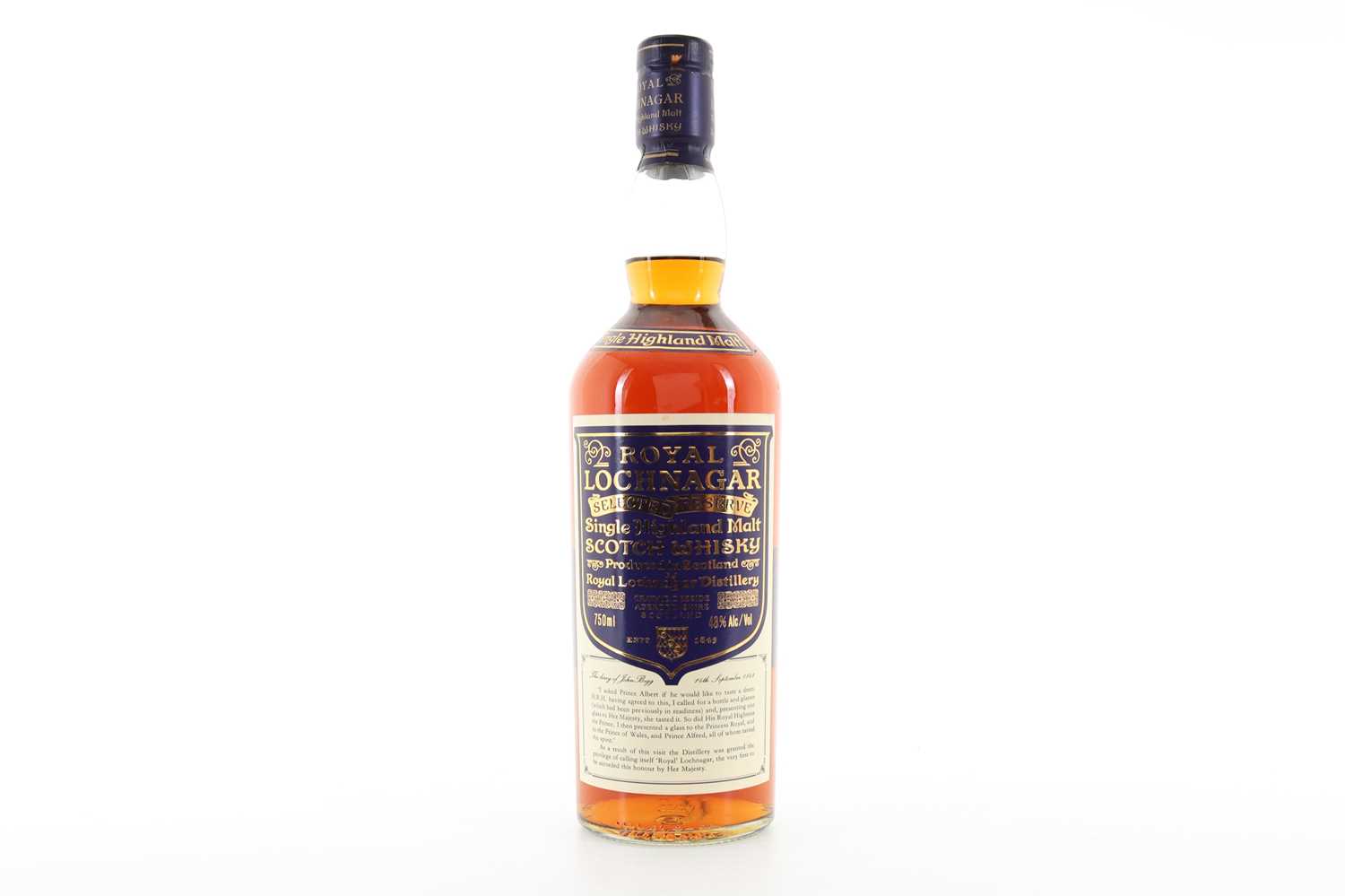 Lot 173 - ROYAL LOCHNAGAR SELECTED RESERVE 75CL