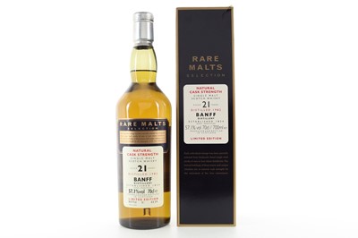 Lot 300 - BANFF 1982 21 YEAR OLD RARE MALTS