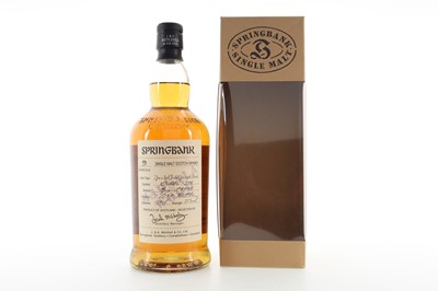 Lot 278 - SPRINGBANK 1996 9 YEAR OLD MARSALA WOOD