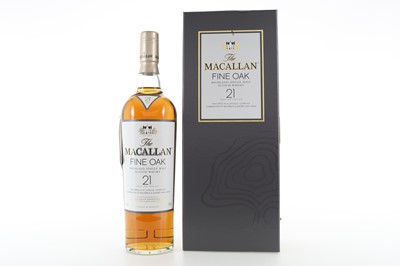 Lot 282 - MACALLAN 21 YEAR OLD FINE OAK