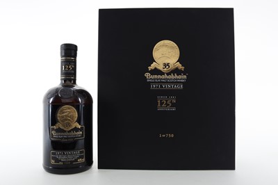 Lot 287 - BUNNAHABHAIN 1971 35 YEAR OLD 125TH ANNIVERSARY