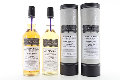 Lot 253 - BLAIR ATHOL 2009 10 YEAR OLD FIRST EDITION AND GLEN GARIOCH 2008 10 YEAR OLD FIRST EDITION