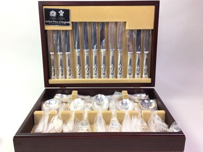 Lot 10 - TWO SILVER PLATED SUITES OF CUTLERY