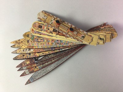 Lot 49 - RMS QUEEN MARY 'TAKE TO PIECES' MODEL