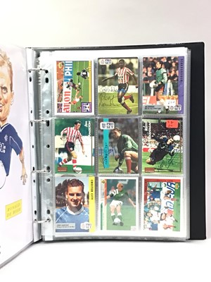 Lot 1736 - TWO ALBUMS OF SIGNED SPORTING CARDS