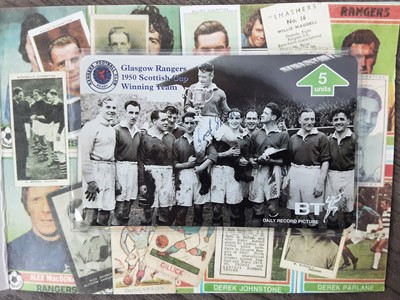 Lot 1738 - RANGERS F.C., LARGE COLLECTION OF OFFICIAL PHONE CARDS