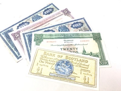 Lot 133 - COLLECTION OF BANKNOTES