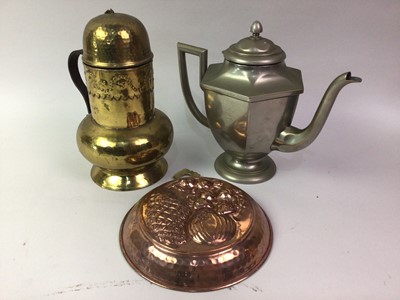 Lot 147 - GROUP OF BRASS AND COPPER WARE