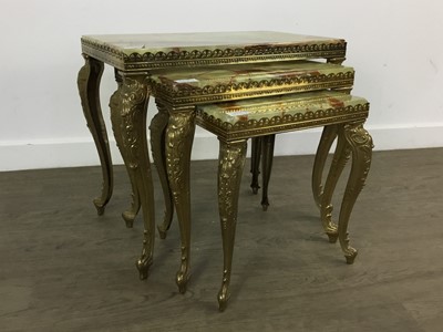 Lot 198 - NEST OF THREE TABLES