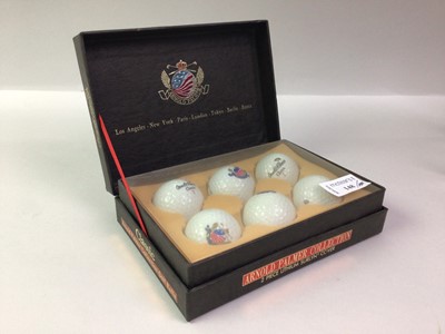 Lot 148 - ARNOLD PALMER CLASSIC COLLECTION SET OF SIX GOLF BALLS