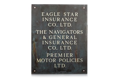 Lot 1444 - CAST IRON ADVERTISEMENT SIGN