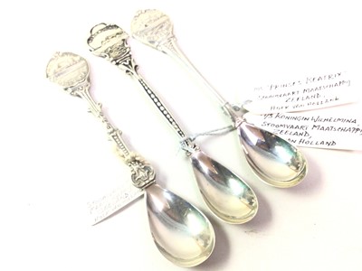 Lot 162 - COLLECTION OF SCANDINAVIAN SILVER SOUVENIR SPOONS