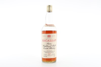 Lot 308 - MACALLAN 10 YEAR OLD CAMPBELL, HOPE & KING 1970S 26 2/3 FL OZ