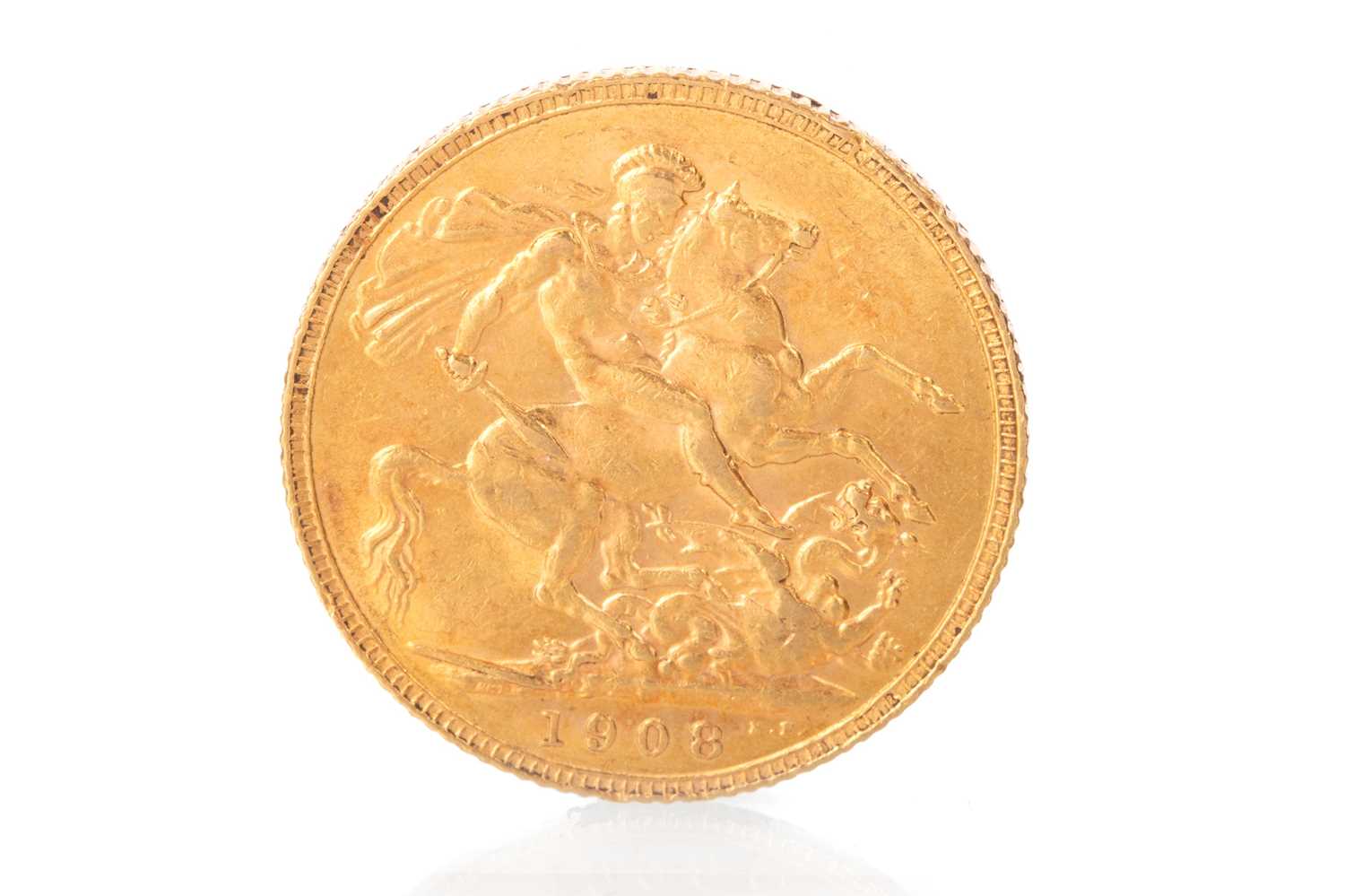 Lot 38 - EDWARD VII GOLD SOVEREIGN