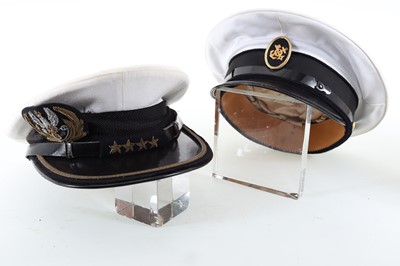 Lot 17 - MARITIME INTEREST, COLLECTION OF SCANDINAVIAN CAPS, INSIGNIA AND A JACKET