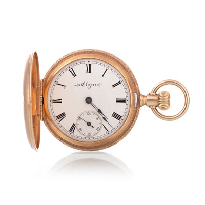 Lot 839 - ELGIN FULL HUNTER  FOB WATCH