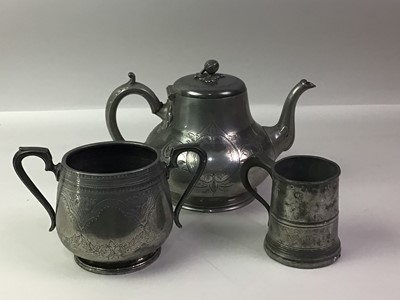 Lot 252 - COLLECTION OF PEWTER