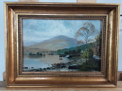 Lot 256 - PAIR OF BRITISH SCHOOL PAINTINGS