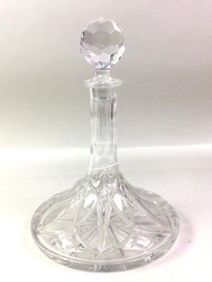 Lot 269 - GROUP OF GLASS DECANTERS