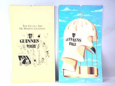 Lot 301 - TWO GUINNESS ADVERTISING CALENDARS