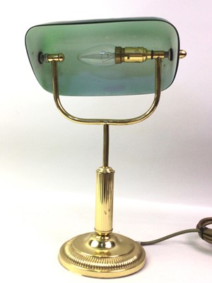 Lot 342 - PAIR OF BANKERS DESK LAMPS