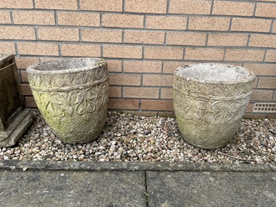 Lot 484 - PAIR OF PLANTERS