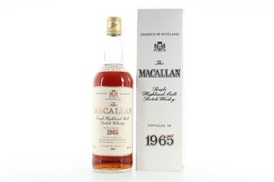 Lot 311 - MACALLAN 1965 18 YEAR OLD 75CL