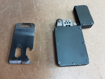 Lot 211 - SAVANNA BRONICA MILITARY LIGHTER