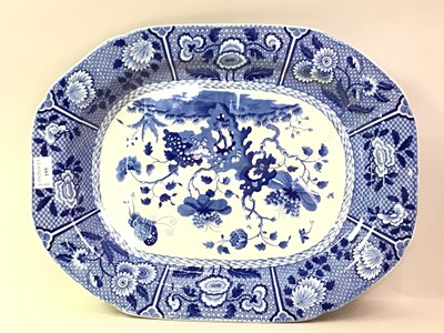 Lot 195 - SPODE BLUE AND WHITE MEAT PLATTER