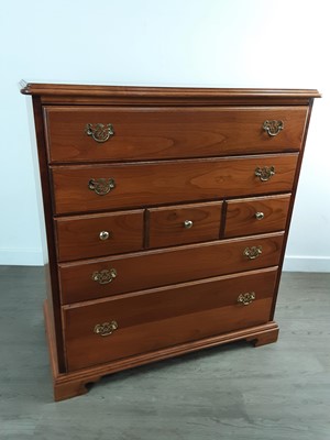 Lot 369 - TEAK CHEST OF DRAWERS