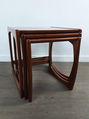 Lot 364 - TEAK NEST OF TABLES