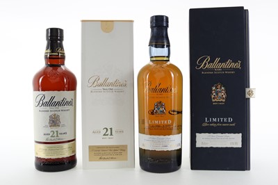 Lot 380 - BALLANTINE'S 21 YEAR OLD AND BALLANTINE'S LIMITED EDITION