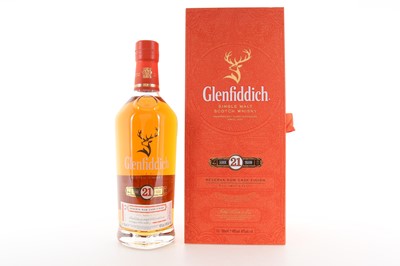 Lot 406 - GLENFIDDICH 21 YEAR OLD RESERVA RUM CASK FINISH