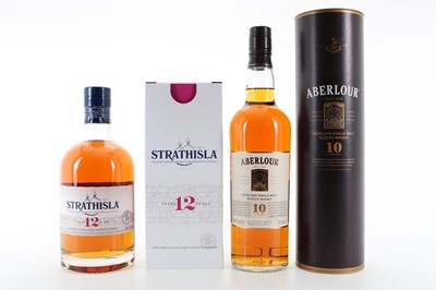 Lot 374 - ABERLOUR 10 YEAR OLD AND STRATHISLA 12 YEAR OLD