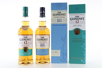 Lot 382 - GLENLIVET 12 YEAR OLD AND FOUNDER'S RESERVE