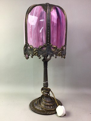 Lot 393 - ART NOUVEAU STYLE TABLE LAMP