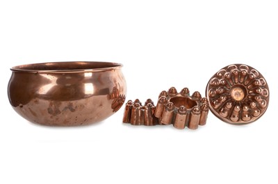 Lot 1461 - FRENCH COPPER JELLY MOULD