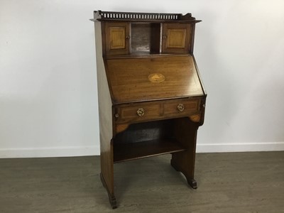 Lot 1463 - EDWARDIAN INLAID MAHOGANY BUREAU