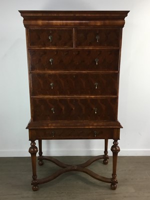 Lot 1464 - GEORGE II STYLE WALNUT CHEST ON STAND