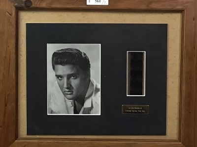 Lot 561 - ELVIS PRESLEY, LIMITED EDITION FILM CELL