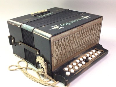 Lot 489 - HOHNER BLACK DOT DOUBLE RAY ACCORDION