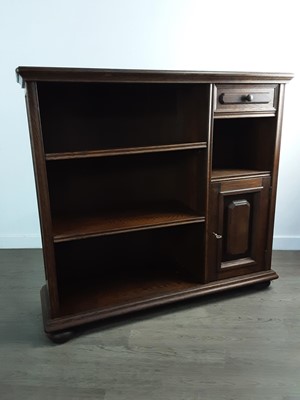 Lot 545 - OAK BOOKCASE