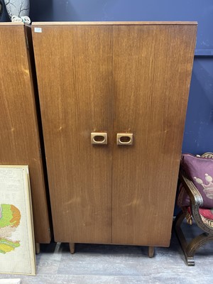 Lot 549 - TWO STONEHILL TEAK WARDROBES