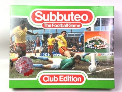 Lot 512 - SUBBUTEO TABLE SOCCER SET FROM CIRCA 1960s