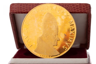 Lot 56 - POPE PAUL VI GOLD MEDALLION