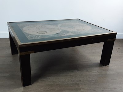 Lot 360 - WORLD MAP COFFEE TABLE